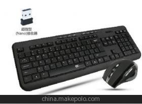 ET A-04 多媒体2.4G无线键鼠套装 超薄设计的智能办公伴侣